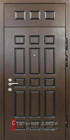 Стальная дверь С фрамугой №8 с отделкой МДФ ПВХ